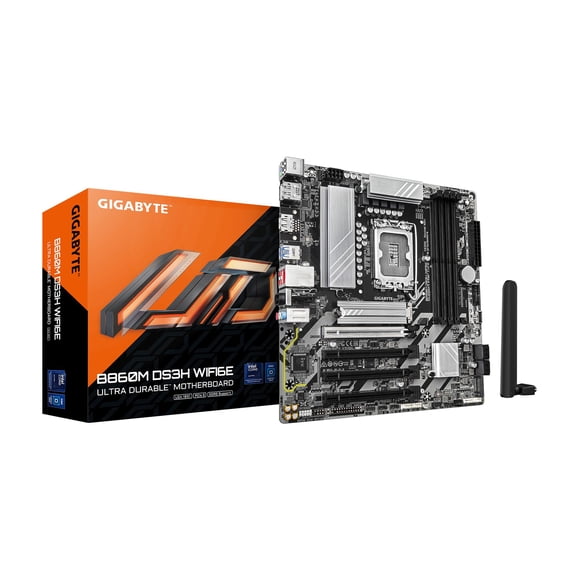 Placa madre GIGABYTE B860M DS3H WIFI6E Intel Core Ultra LGA 1851