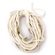 thumbnail image 1 of Cordón De Cuerda Trenzado 100% Algodón Natural Para La Polea De La Manija De La Bolsa Beige, 1 of 4