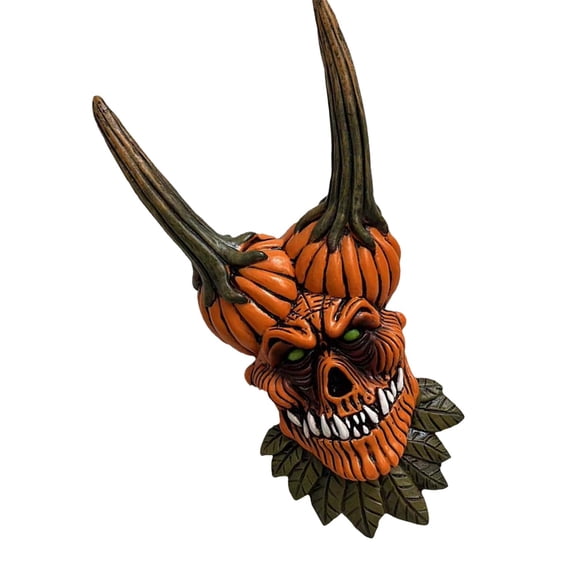 Calabaza Mueca Ornamento Novedad Resina Para Halloween Interior Al Aire Libre Hogar