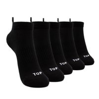 Top - Calcetines Deportivos Tobilleros Negros Mujer Pack 5 C2