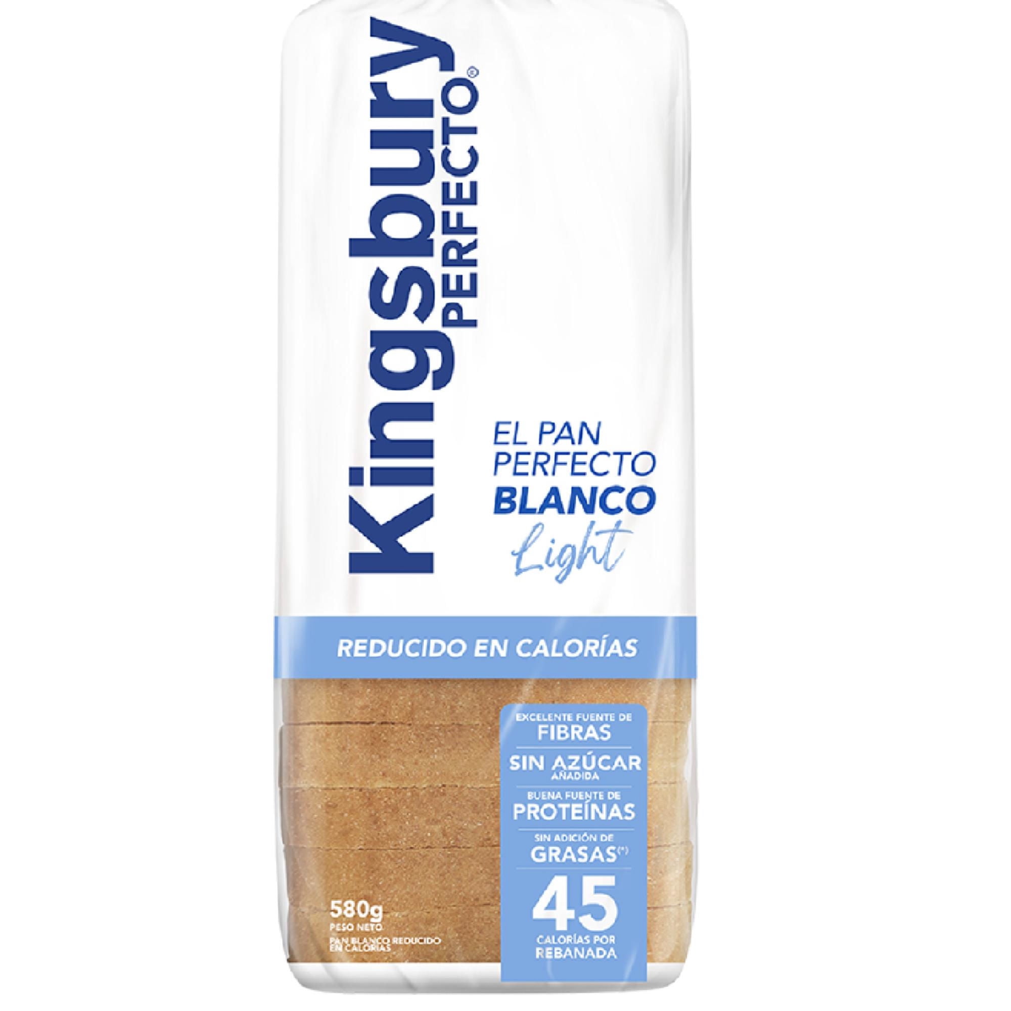 Pan De Molde Pan Perfecto Blanco 580 g Kingsbury