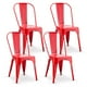 thumbnail image 1 of Pack De 4 Silla Metal Tolix Rojo, 1 of 8