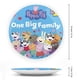 thumbnail image 2 of Peppa Pig Plato decorativo de porcelana fina (bone china), plato decorativo de cerámica para hogar, oficina, soporte de pared, platos decorativos para dormitorio - 6 pulgadas (15 cm), 2 of 6