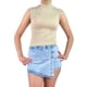 thumbnail image 4 of Top Acanalado Mujer Polera Sin Manga Cuello Alto Fashion 1001, 4 of 4