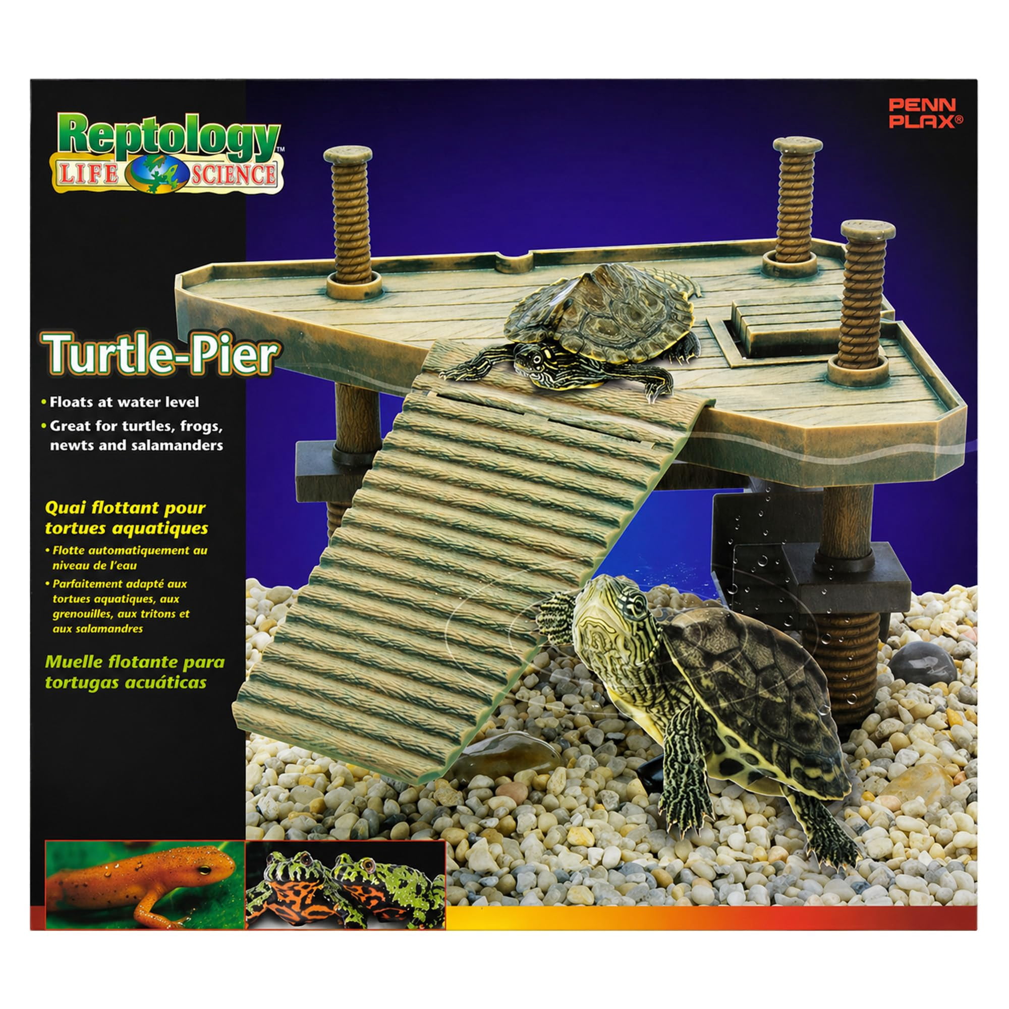 Muelle Flotante Mediano de 30 cm para Tortugas Penn‑Plax Reptology