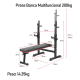 thumbnail image 2 of Press banca abdominal reclinable Boomfit 5 niveles, 2 of 3