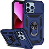 Estuche Gangxun Para Iphone 13 Pro, Soporte Giratorio 360°, Estilo Mecánico Y Magnético