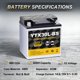 thumbnail image 3 of Batería para motocicleta Daakmax YTX30L-BS 12V 30Ah 400CCA AGM, 3 of 7