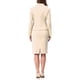 thumbnail image 3 of INSPIRE CHIC Conjunto de Traje de Falda de 2 Piezas para Mujeres Blazer de Manga Larga Falda Lápiz Atuendos Formales de Trabajo de Negocios XL Caqui, 3 of 6