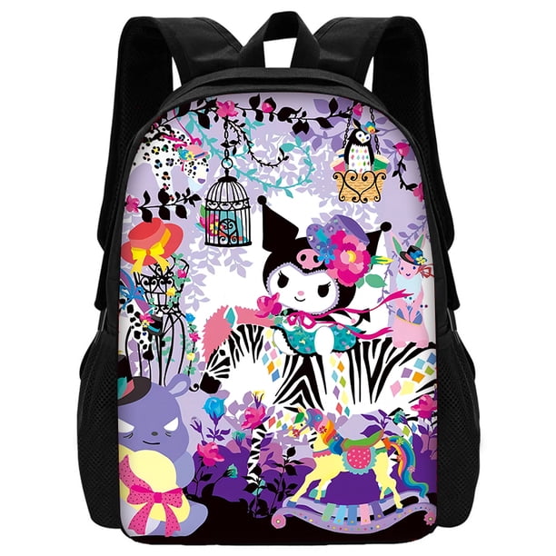 Cute Kuromi My Melody Sanrios Child Backpacks Boys and Girls Student Birthday Gift School Bags Unisex Camping Durable Rucksack