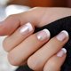 thumbnail image 2 of Uñas postizas EchiQ Brillo perlado rosa francés, forma redonda y acabado brillante, 2 of 9