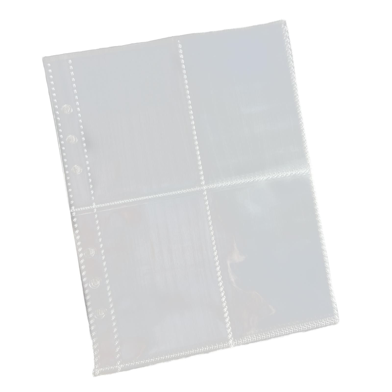 Magideal - Fundas Para Tarjetas Fotográficas Páginas Para Carpetas De Fotos Almacenamiento De Imágenes En Cuadrícula Páginas Para Álbumes De Tarjetas Fotográfica