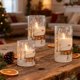 thumbnail image 3 of Velas LED sin llama con diseño de muñeco de nieve y control remoto, 3 of 3