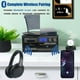 thumbnail image 3 of Tocadiscos de vinilo LoopTone 10 en 1, 3 velocidades, Bluetooth, negro y gris, 3 of 3