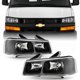 thumbnail image 1 of Faros ACANII para Chevy Express / GMC Savana 2003‑2019 Negro, 1 of 6