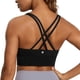 thumbnail image 1 of Sujetador deportivo CRZ YOGA con tiras largas para mujer, negro, mediano, 1 of 7