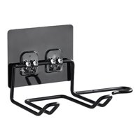 Ioensy - Soporte Para Secador De Pelo Organizador De Herramientas De Peinado Sin Perforación Baño Resistente Negro