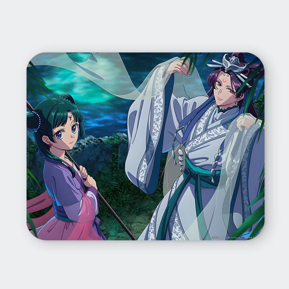 Mousepad 20x24 Cm - Diseño Maomao y Jinshi Noche Azul