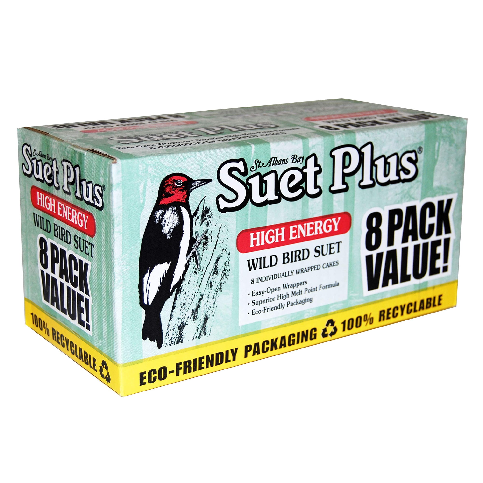 Suet para Aves ST. ALBANS BAY SUET PLUS – Pack de 8 (305 g)