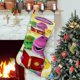 thumbnail image 1 of Calcetín de Navidad Desmarcar Barney y sus Amigos Blanco 45cm x 32cm, 1 of 5