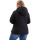 thumbnail image 4 of Abrigos de Trinchera con Capucha para Mujer de Talla Grande Agnes Orinda a Prueba de Viento con Cremallera y Botones Chaqueta de Invierno con Bolsillos L Negro, 4 of 5
