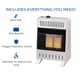 thumbnail image 5 of Calefactor infrarrojo a gas natural ProCom MN100TPA-B de 10,000 BTU, 5 of 8
