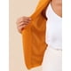 thumbnail image 5 of BLAZER DE NEGOCIOS INSPIRE CHIC para mujeres, oficina de trabajo, chaquetas de traje casual elegantes, M Naranja, 5 of 6