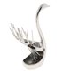 thumbnail image 1 of Swan Forks Cucharas Juego de vajilla Café base Soporte para frutas 6 tenedor, 1 of 5