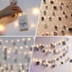 thumbnail image 2 of Guirnalda de luces con clip para fotos: 10 m, 100 LED, con clips para fotos, luces de fotos con 50 clips transparentes para decoración de paredes de dormitorios y bodas., 2 of 7