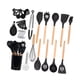 thumbnail image 5 of 35x Utensilios De Cocina Gadgets Juego De Herramientas Espátula Para Profesionales Principiantes Negro, 5 of 5