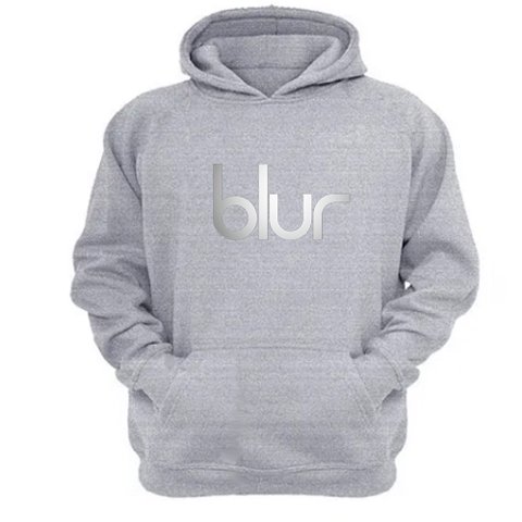 Genérico - Polerón Canguro Blur Gris Claro Talla M Unisex