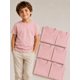 thumbnail image 1 of Pack 6 Poleras De Niños Cuello 100% Algodon Cuello Redondo Palo Rosa 8 Lisa, 1 of 3