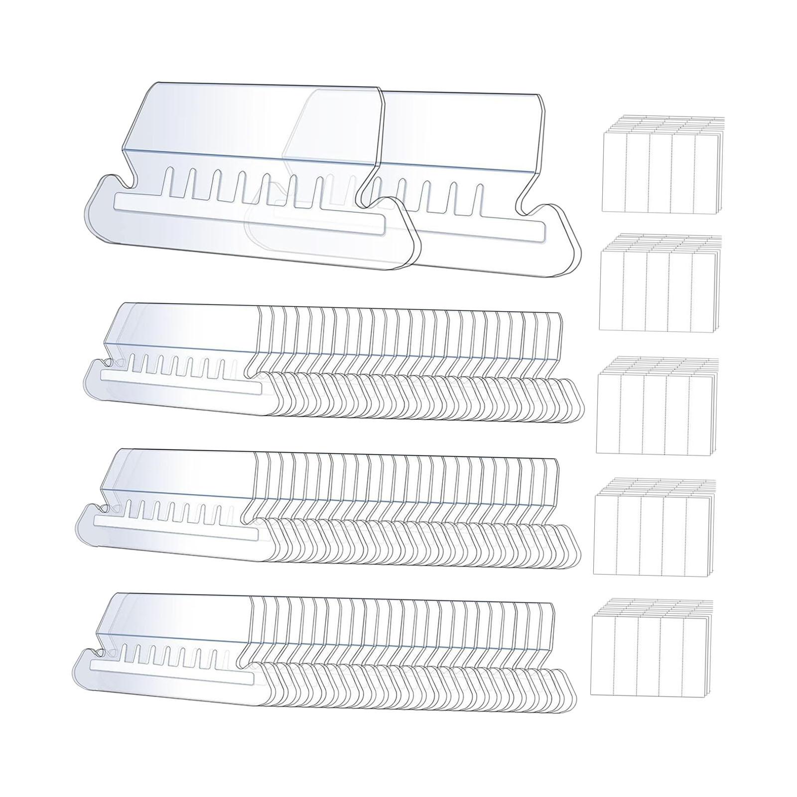Ioensy - 50 Pestañas Colgantes Para Carpetas Y Separadores Fáciles De Leer Para Oficina Y Escuela.