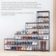 thumbnail image 5 of Estante para zapatos SMILHELTD, grande, 8 niveles, 64 pares, con altura personalizable, 5 of 7