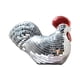 thumbnail image 3 of Figura De Pollo Con Bola De Espejos, Estatua De Pollo Disco Para Cumpleaños, Vacaciones, Hotel, Color Plateado, 3 of 5