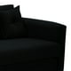 thumbnail image 4 of Sofa New Retro 3CG Felpa 01 Negro, 4 of 6