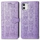 thumbnail image 2 of Funda Cartera FOXDOCK para iPhone 12 Mini , Flip PU con Relieve de Gatos y Perros, Tarjetero y Soporte, 2 of 6