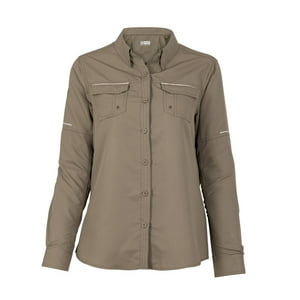 T-World - Blusa Outwork Ripstop Jubae M/L Mujer Verde Musgo