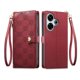thumbnail image 1 of Funda Billetera con Cierre para [Xiaomi Redmi 13] con Tarjetero, Soporte y Correa de ManoRojo, 1 of 5
