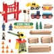 thumbnail image 2 of Juego de trenes de madera Play22 de 38 piezas para niños de 2 a 4 años, 2 of 2