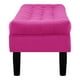 thumbnail image 3 of Banqueta Wood 2c Felpa 00 Fucsia, 3 of 4