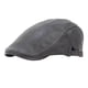 thumbnail image 1 of Sombreros para hombre, gorra plana de cuero color hiedra, sombrero de taxista para conducir, 1 of 5