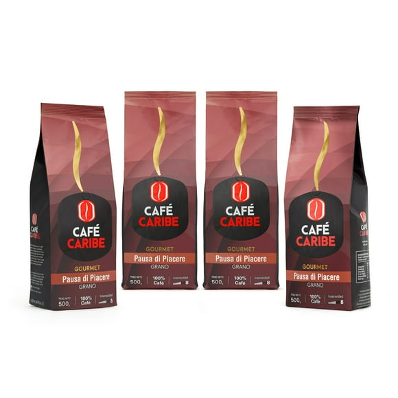 Pausa di Piacere Gourmet - Pack 4 café en grano 2000g