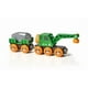 thumbnail image 2 of Set 33698 de Toy Train Accessory Brio World Clever Crane Wagon, 2 of 3