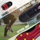 thumbnail image 2 of Botines de fútbol Vizari Bodega Firm Ground para jóvenes, talla 13.5, negro/rosa, 2 of 3