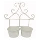 thumbnail image 1 of Macetero Doble Colgante Blanco, 1 of 3