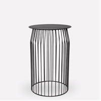 Form Design - Mesa Lateral Wire Diam 36 Negro