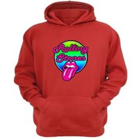 Genérico - Polerón Canguro The Rolling Stones Rojo Talla Xl Unisex