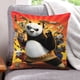 thumbnail image 1 of Franquicia de Kung Fu Panda Fundas de almohada de terciopelo con tema, regalos de funda de almohada, decoración para el hogar, cojín de lanzar, regalo de cumpleaños para fans y parejas. 45cm x 45cm., 1 of 6