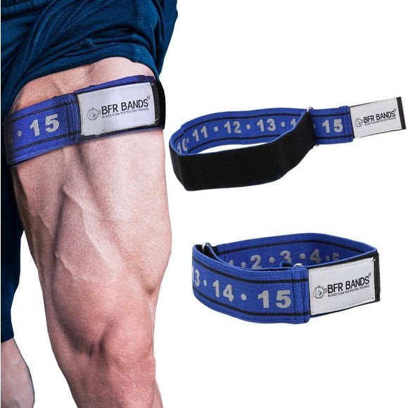 Bandas de entrenamiento por oclusión BFR BANDS de doble vuelta, 7,5 cm